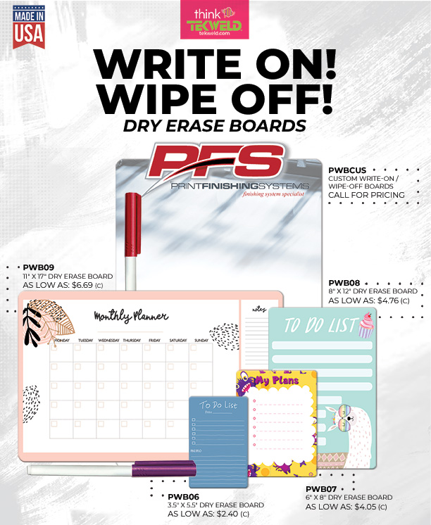 Write On Wipe Off Dry Erase Boards 6547